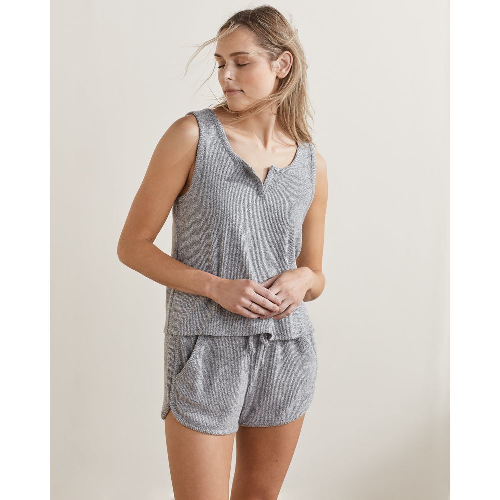 UpWest Women's Cozy Ribbed Lounge Tank
